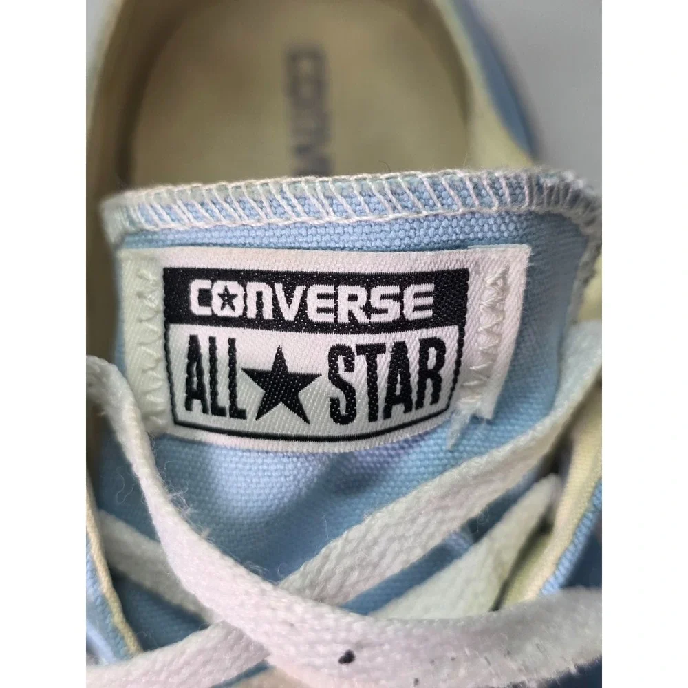 Converse All‎ Star Men's Sneakers Size 13 Women's Size 15 Blue Canvas Shoes - Picture 12 of 15